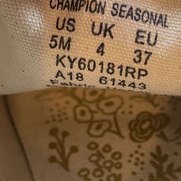 Size 6.5 - Women’s Keds x Rifle paper floral sneakers - Picture 9 of 10